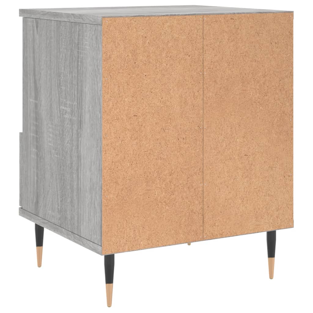 Tables de chevet 2 pcs sonoma gris 40x35x50 cm bois ingénierie - XIOS