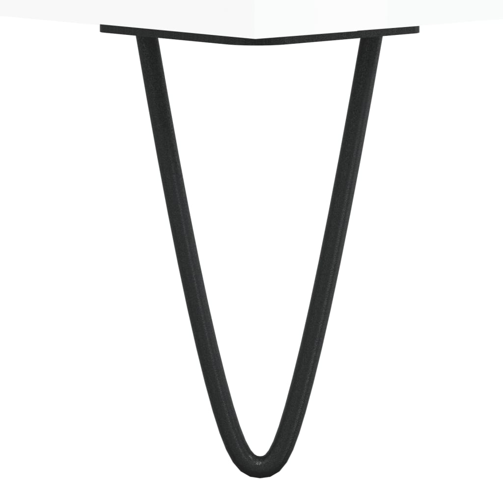 Tables de chevet 2 pcs blanc brillant 40x35x50 cm - XIOS