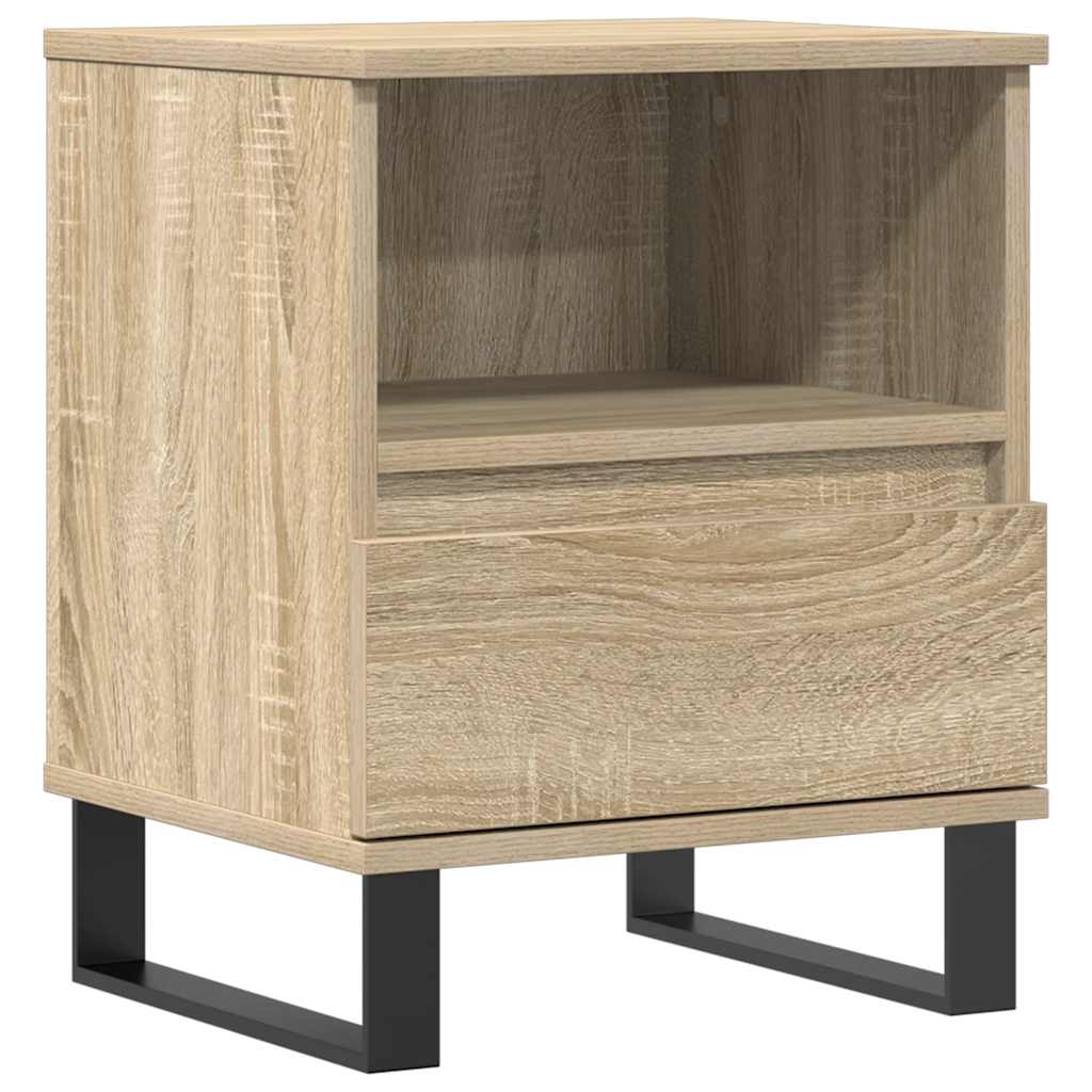 Table de chevet chêne sonoma 40x35x50 cm bois d’ingénierie - XIOS