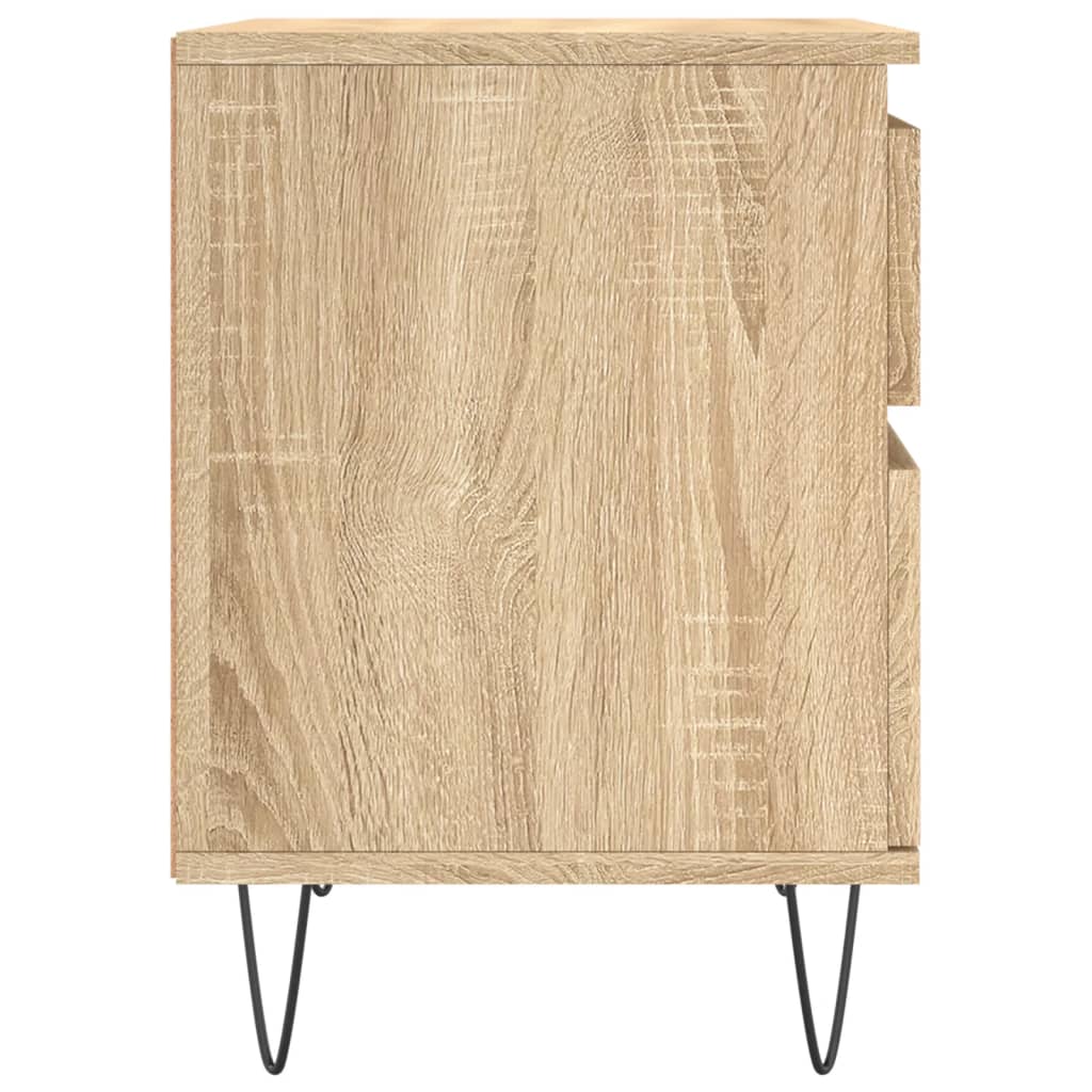 Table de chevet chêne sonoma 40x35x50 cm bois d’ingénierie - XIOS