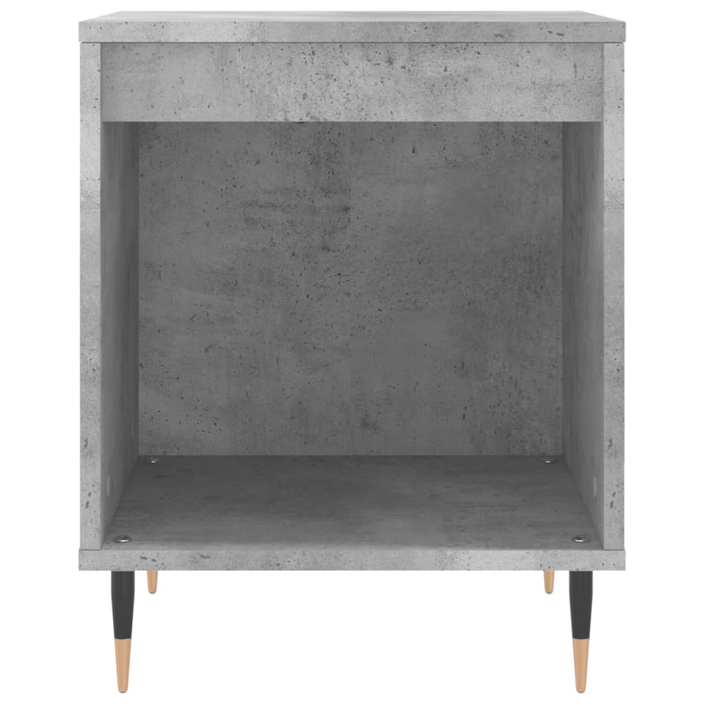 Tables de chevet 2 pcs gris béton 40x35x50 cm bois d’ingénierie - XIOS