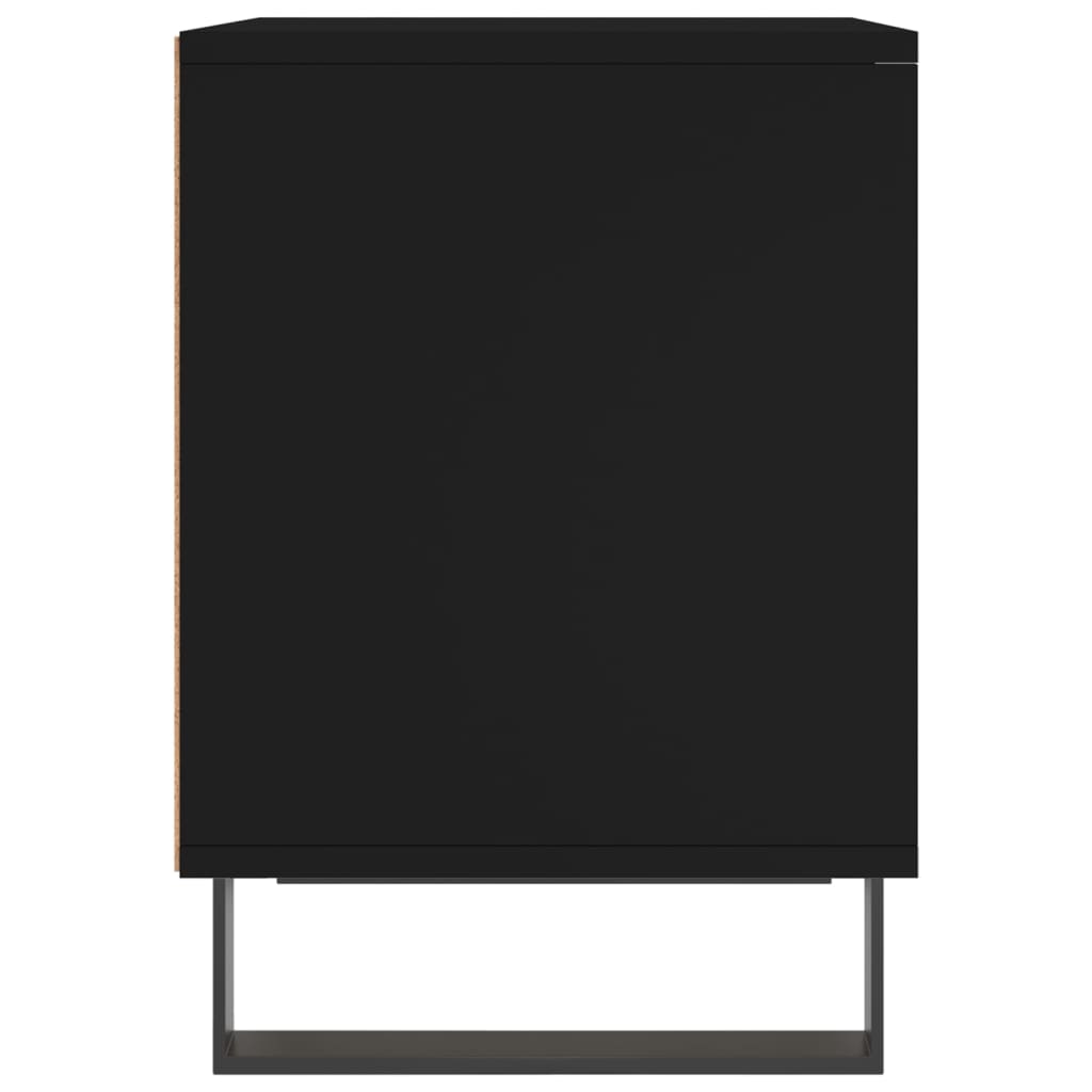 Tables de chevet 2 pcs noir 40x35x50 cm bois d’ingénierie - XIOS