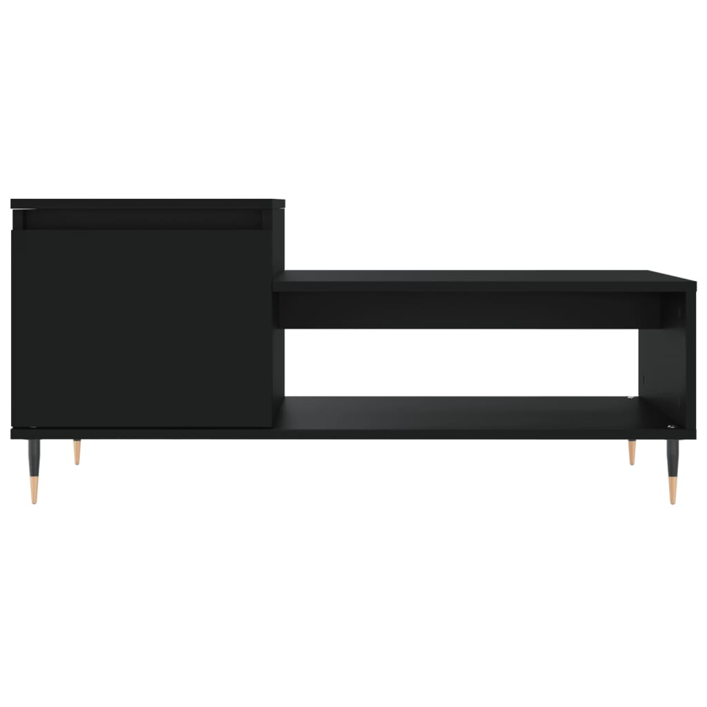 Table basse Noir 100x50x45 cm Bois d'ingénierie - XIOS