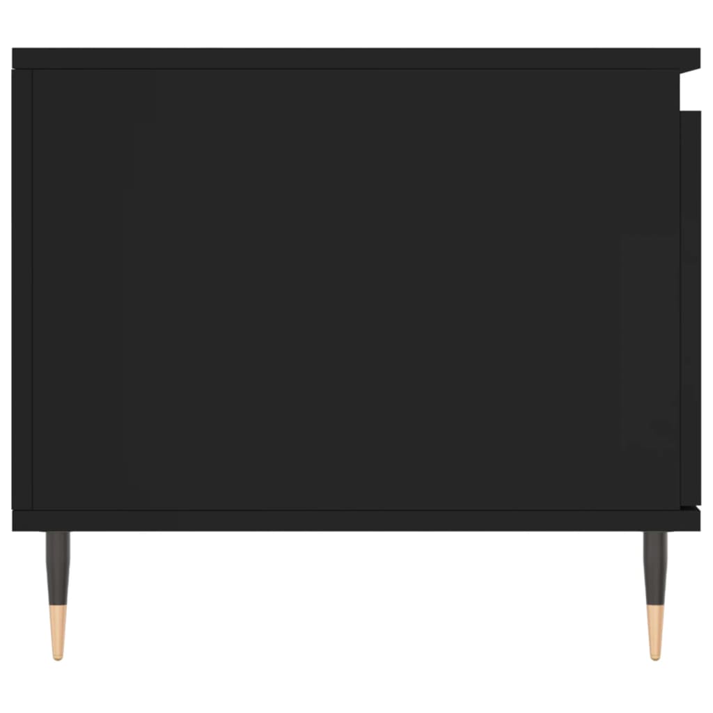 Table basse Noir 100x50x45 cm Bois d'ingénierie - XIOS