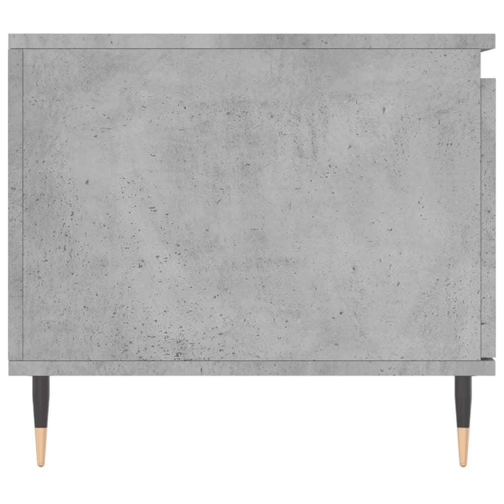 Table basse Gris béton 100x50x45 cm Bois d'ingénierie - XIOS