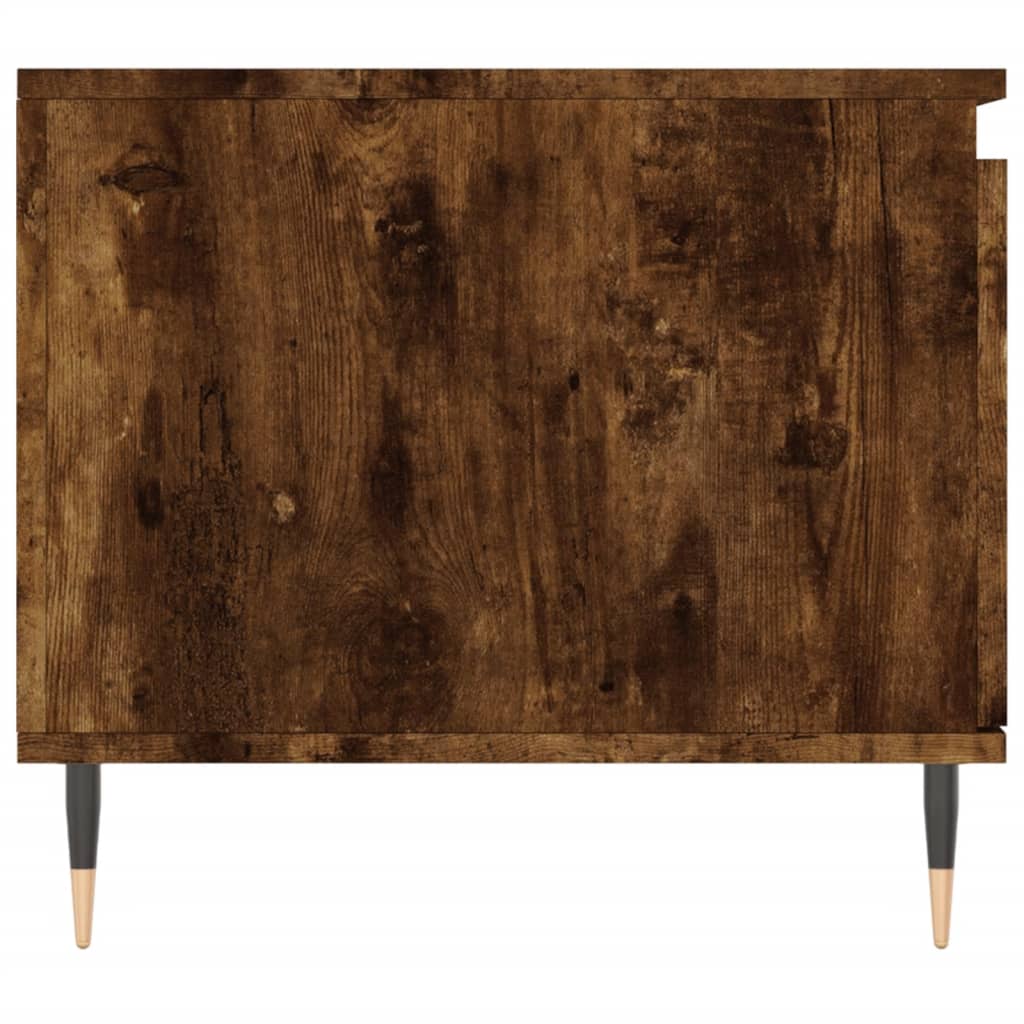 Table basse Chêne fumé 100x50x45 cm Bois d'ingénierie - XIOS