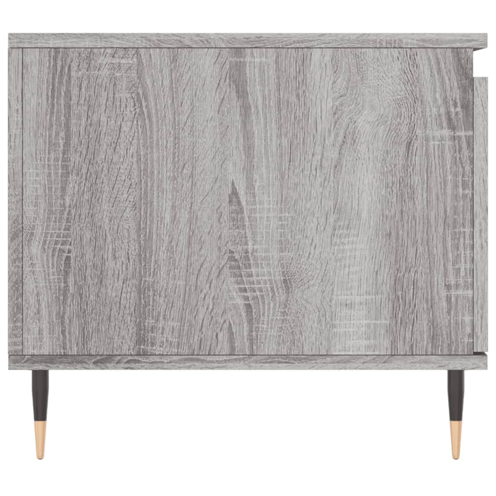 Table basse Sonoma gris 100x50x45 cm Bois d'ingénierie - XIOS