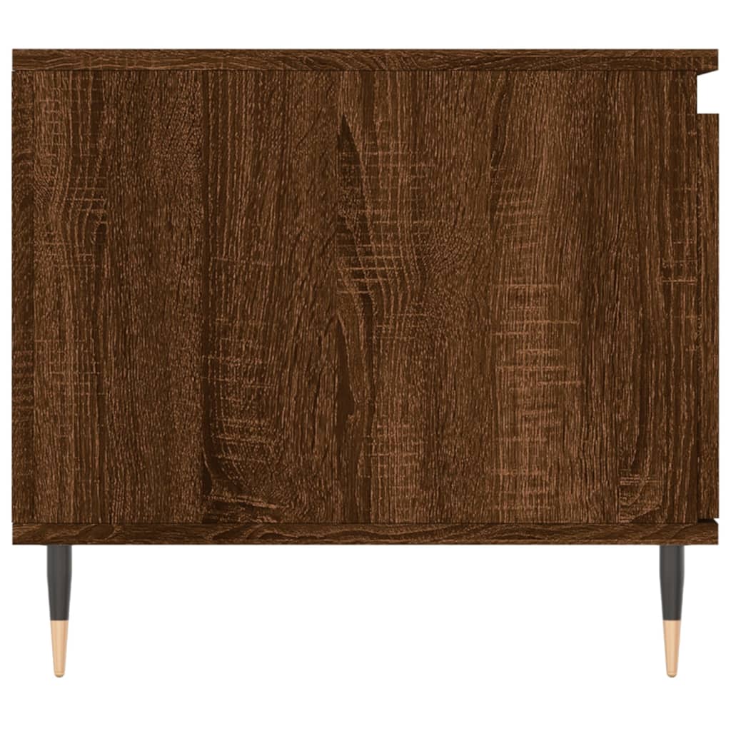 Table basse Chêne marron 100x50x45 cm Bois d'ingénierie - XIOS