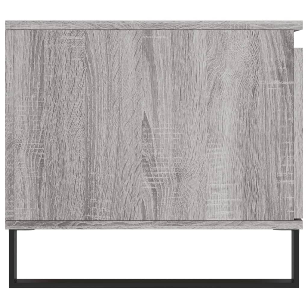 Table basse Sonoma gris 100x50x45 cm Bois d'ingénierie - XIOS