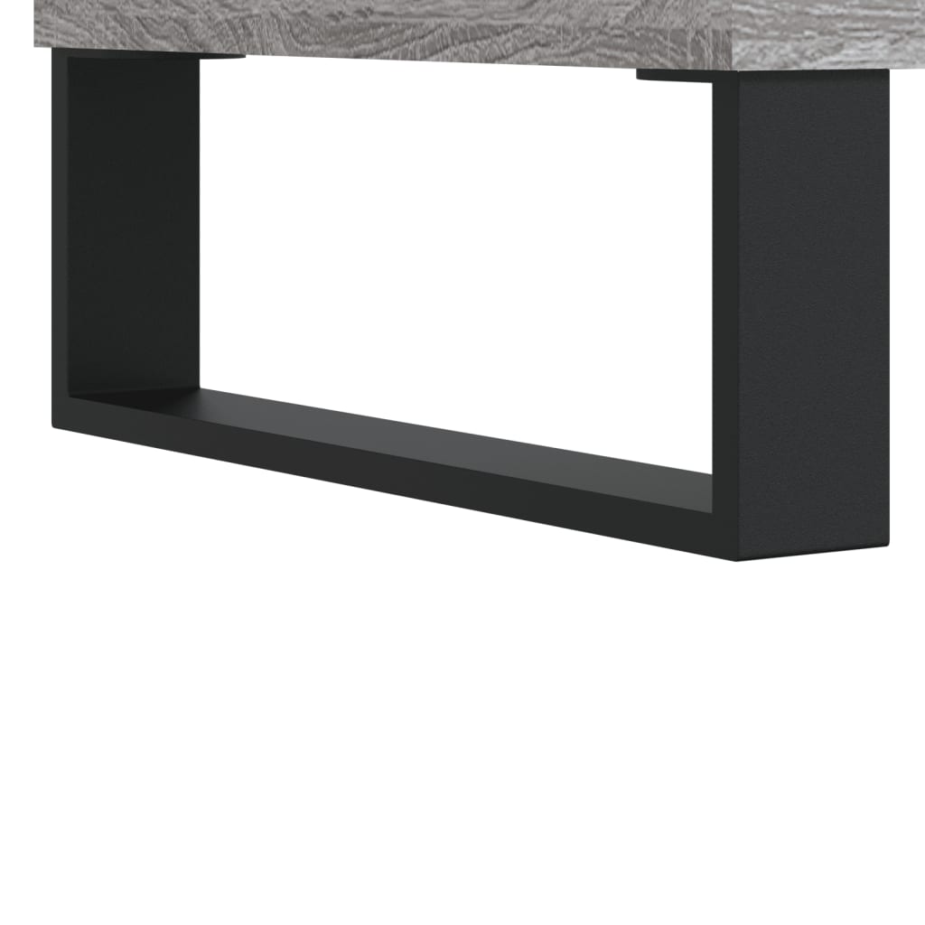 Table basse Sonoma gris 100x50x45 cm Bois d'ingénierie - XIOS