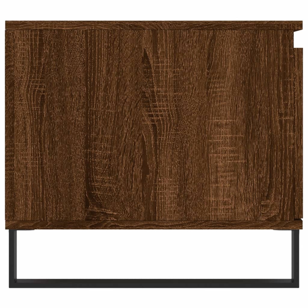 Table basse Chêne marron 100x50x45 cm Bois d'ingénierie - XIOS