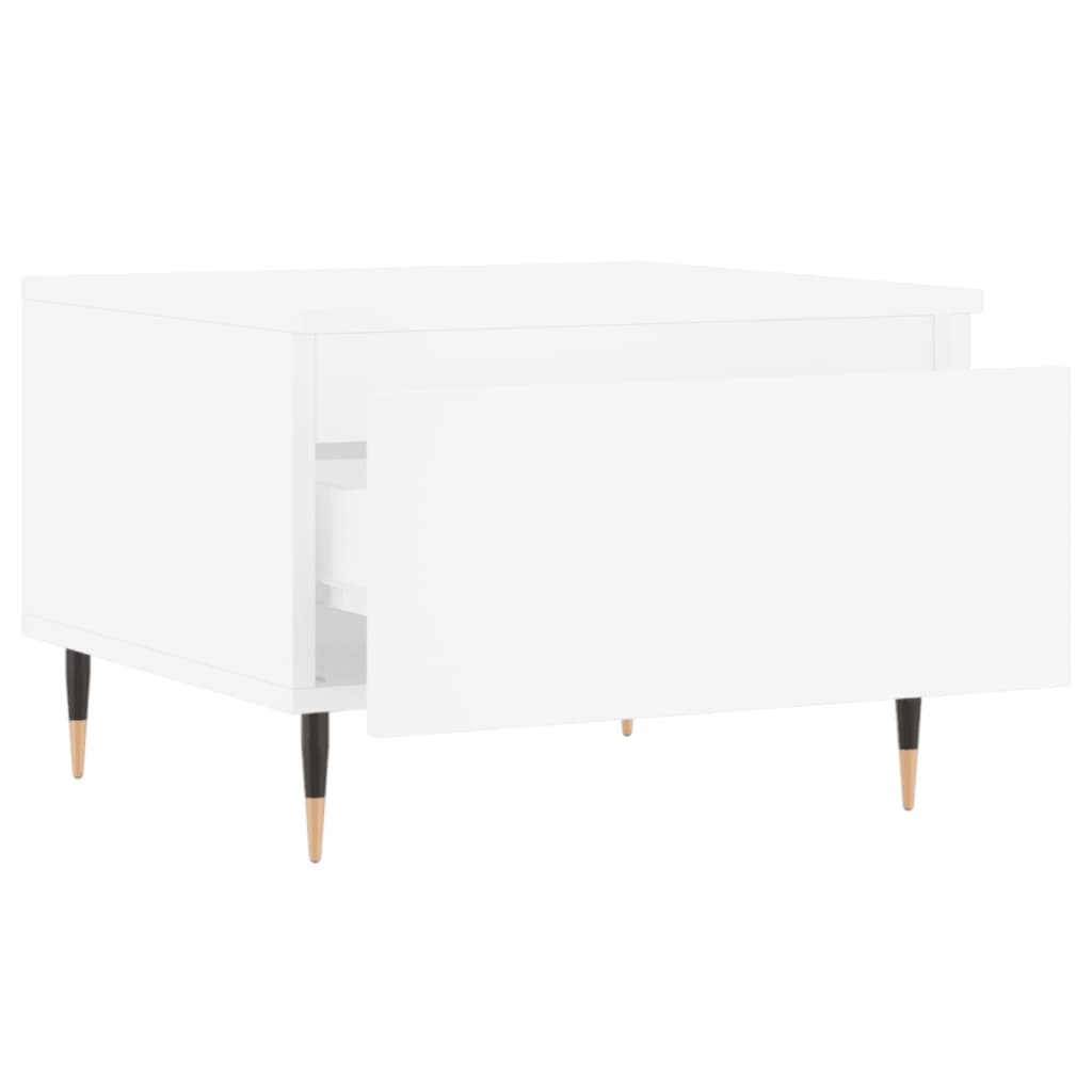 Tables basses 2 pcs blanc 50x46x35 cm bois d'ingénierie - XIOS