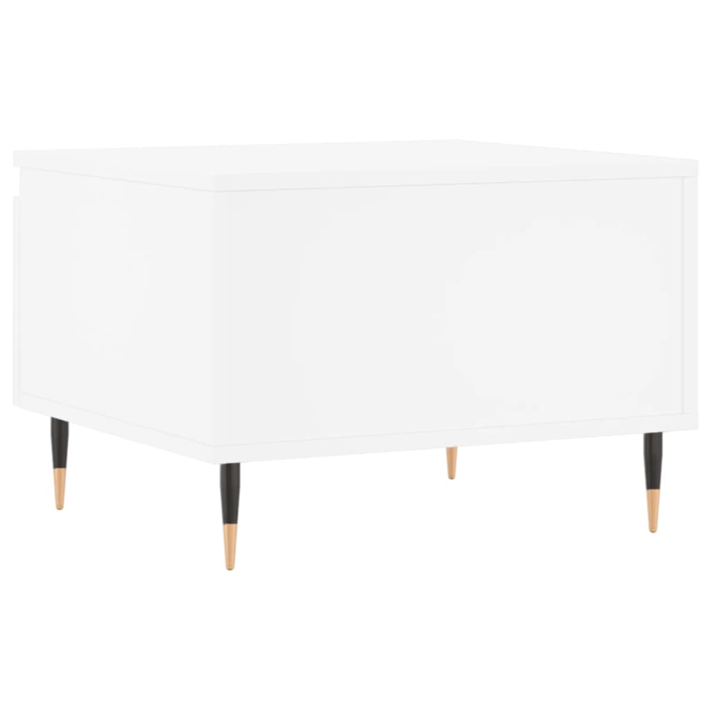 Tables basses 2 pcs blanc 50x46x35 cm bois d'ingénierie - XIOS