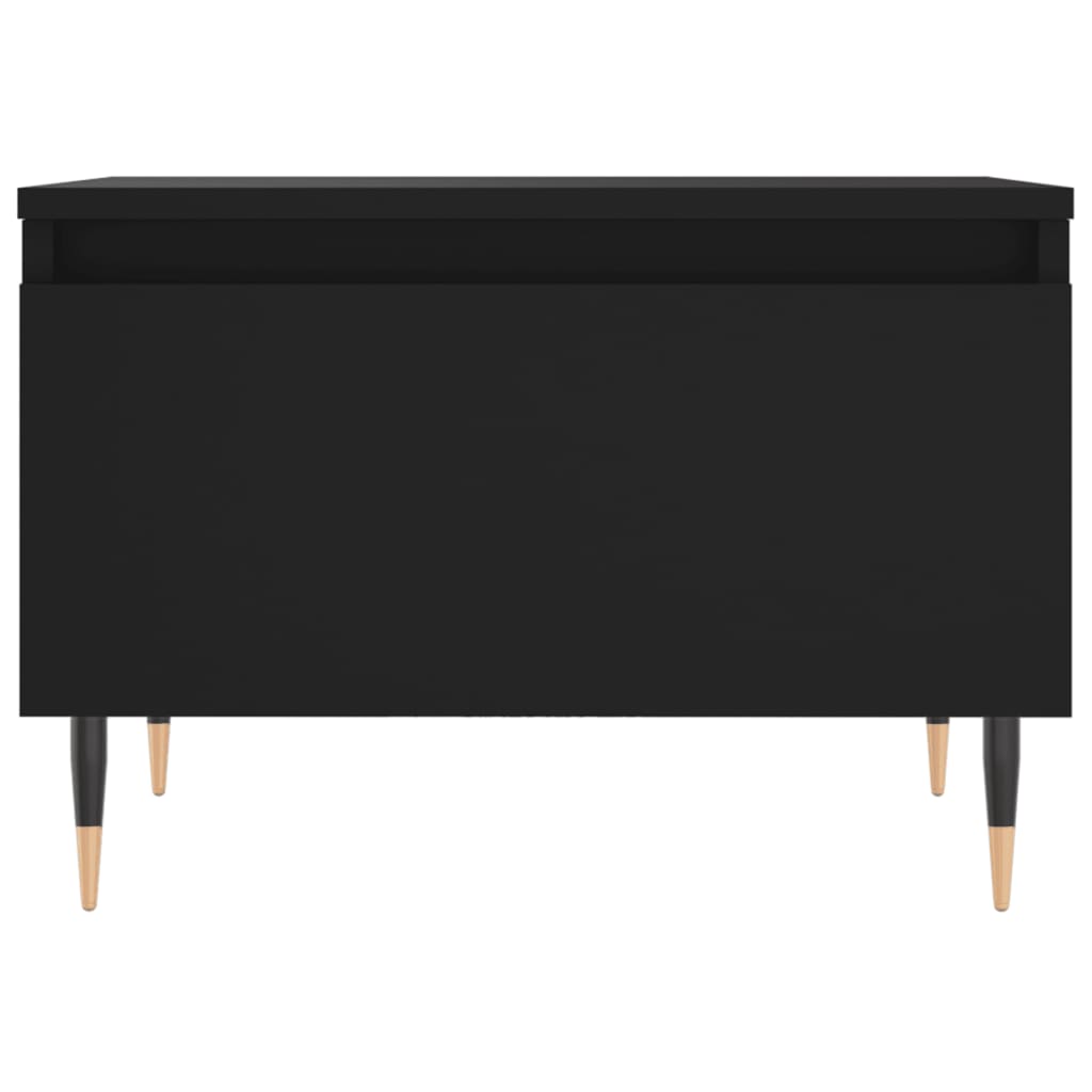 Tables basses 2 pcs noir 50x46x35 cm bois d'ingénierie - XIOS