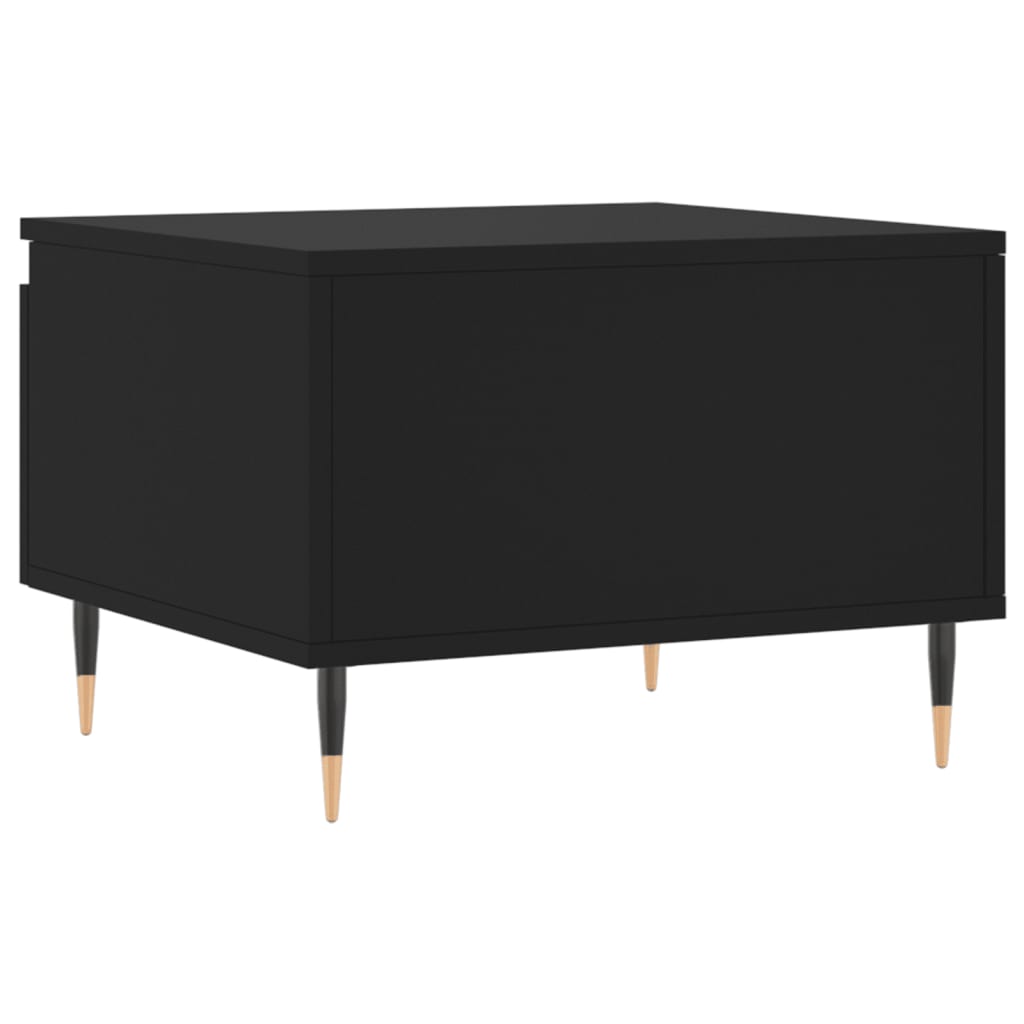Tables basses 2 pcs noir 50x46x35 cm bois d'ingénierie - XIOS