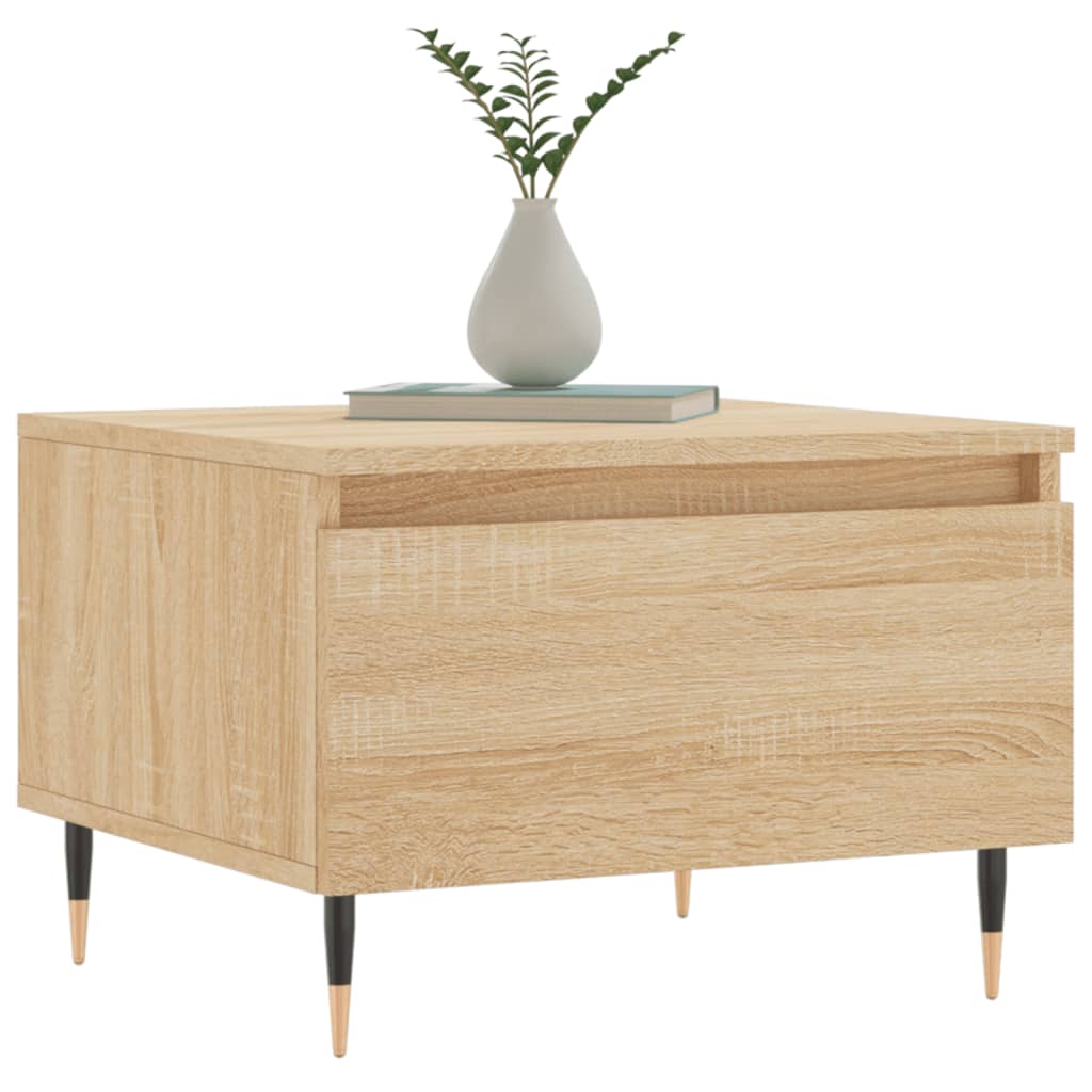 Tables basses 2 pcs chêne sonoma 50x46x35 cm bois d'ingénierie - XIOS