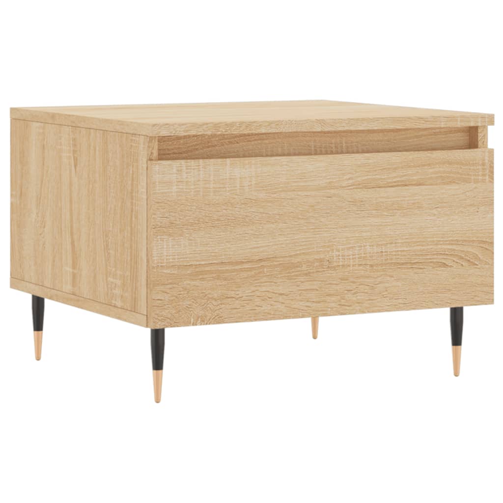 Tables basses 2 pcs chêne sonoma 50x46x35 cm bois d'ingénierie - XIOS