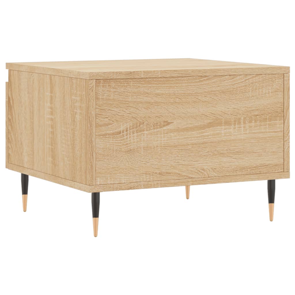 Tables basses 2 pcs chêne sonoma 50x46x35 cm bois d'ingénierie - XIOS