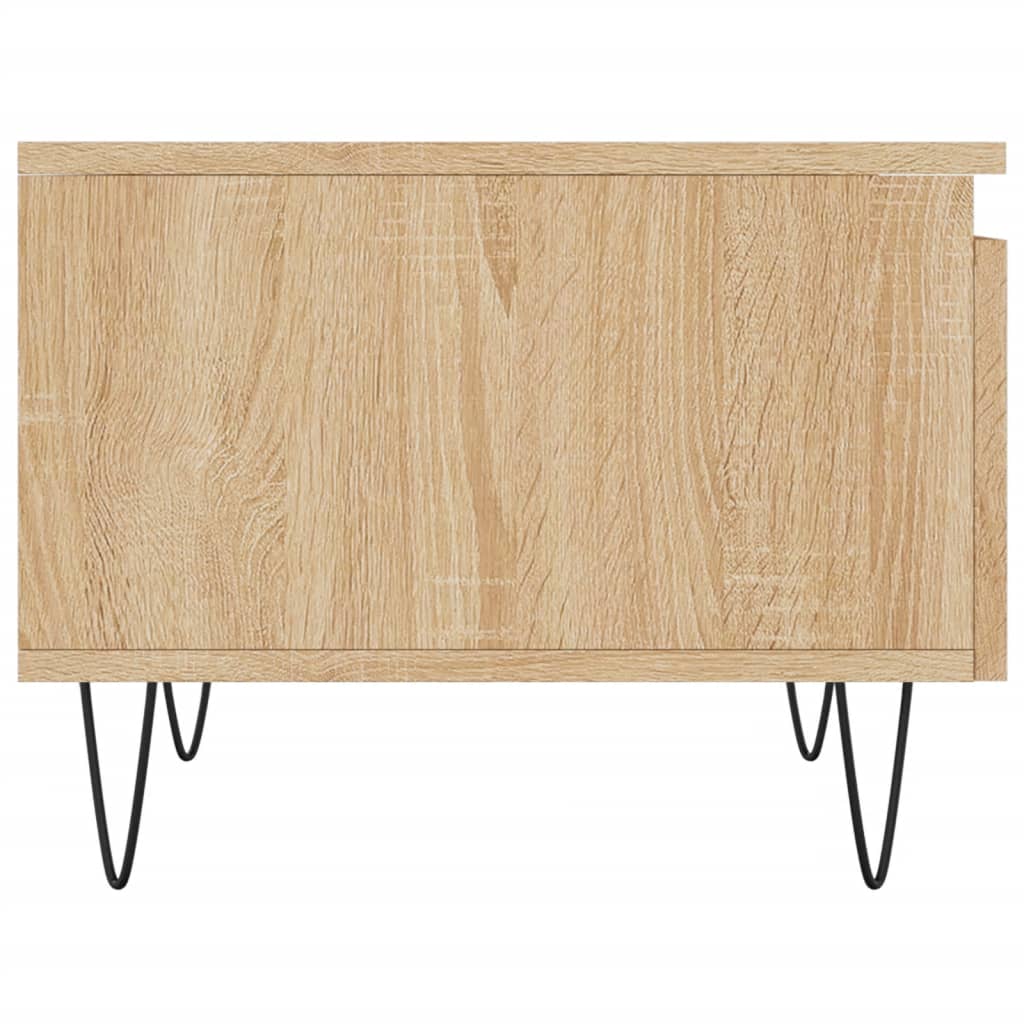 Tables basses 2 pcs chêne sonoma 50x46x35 cm bois d'ingénierie - XIOS