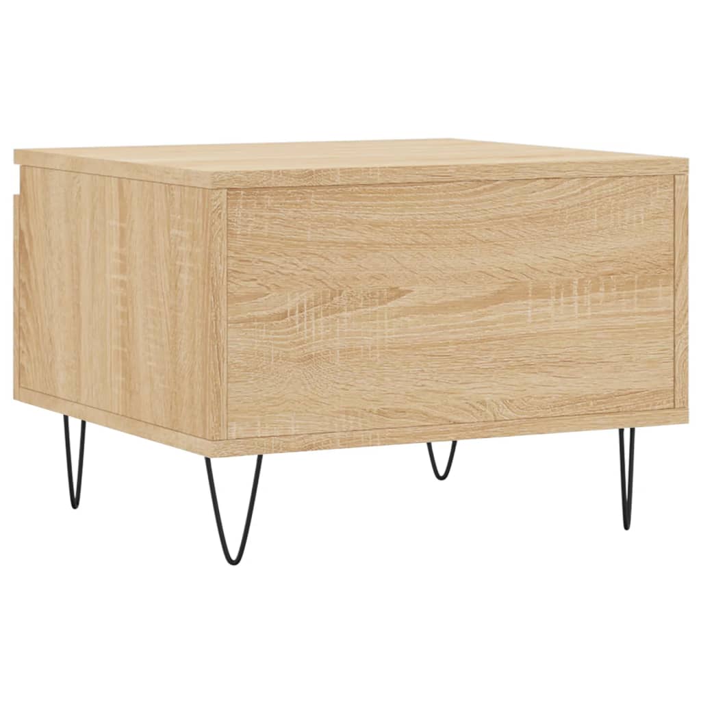 Tables basses 2 pcs chêne sonoma 50x46x35 cm bois d'ingénierie - XIOS