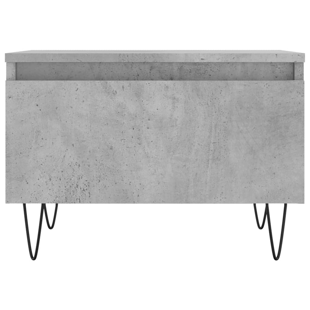 Tables basses 2 pcs gris béton 50x46x35 cm bois d'ingénierie - XIOS