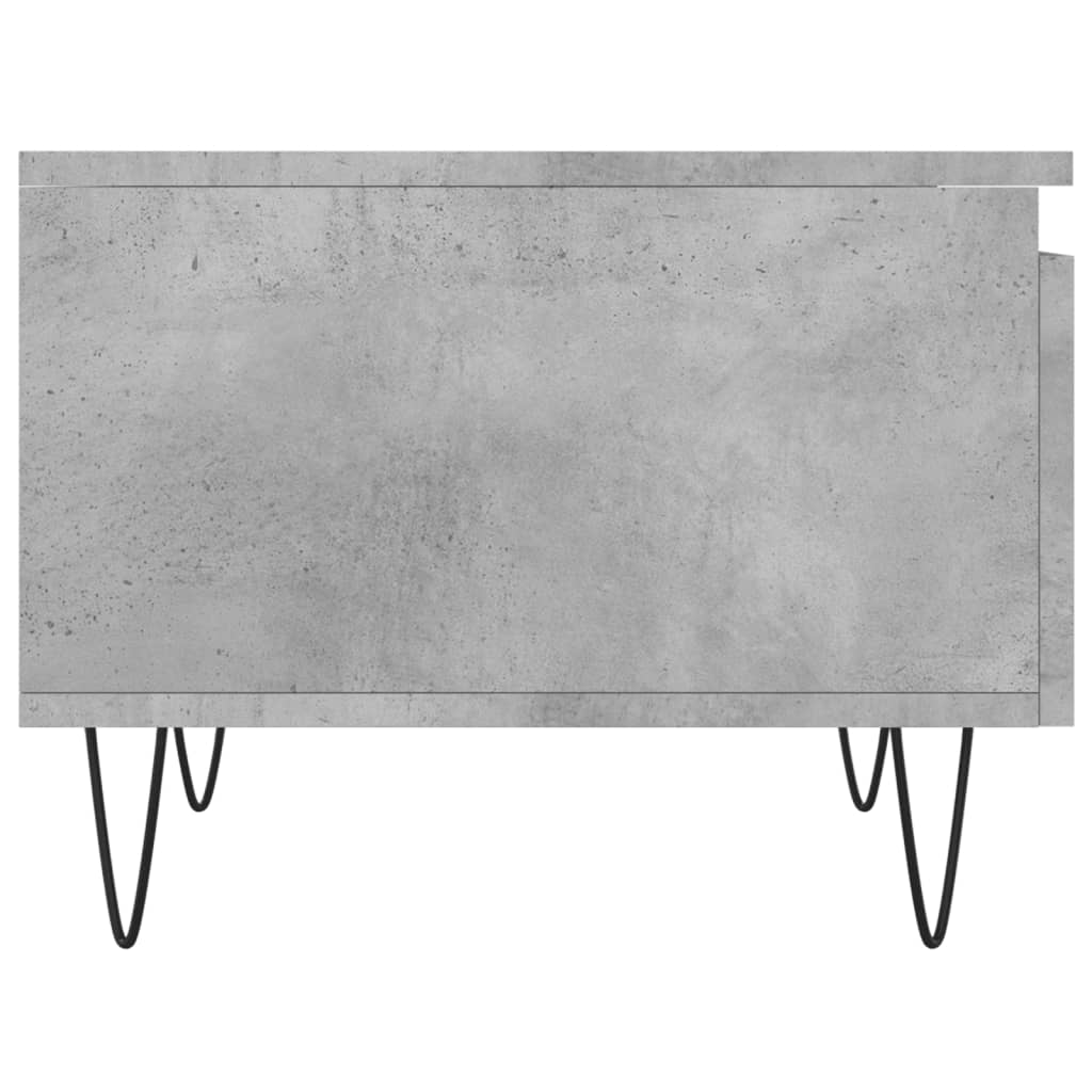 Tables basses 2 pcs gris béton 50x46x35 cm bois d'ingénierie - XIOS