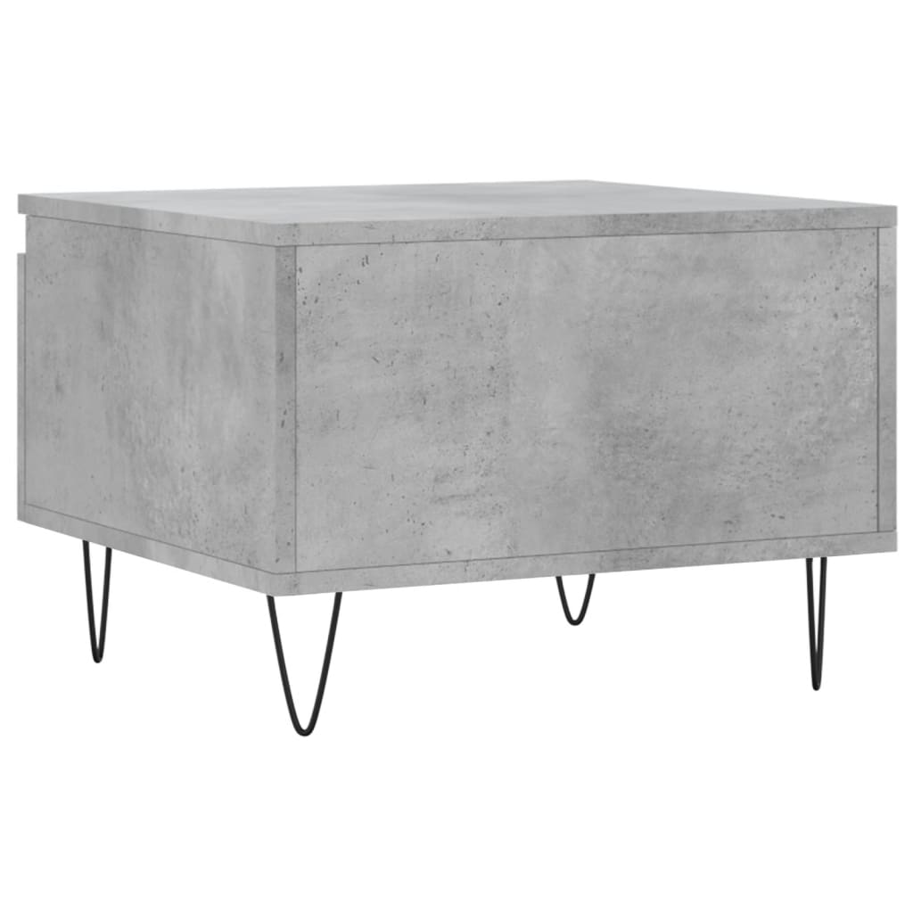 Tables basses 2 pcs gris béton 50x46x35 cm bois d'ingénierie - XIOS