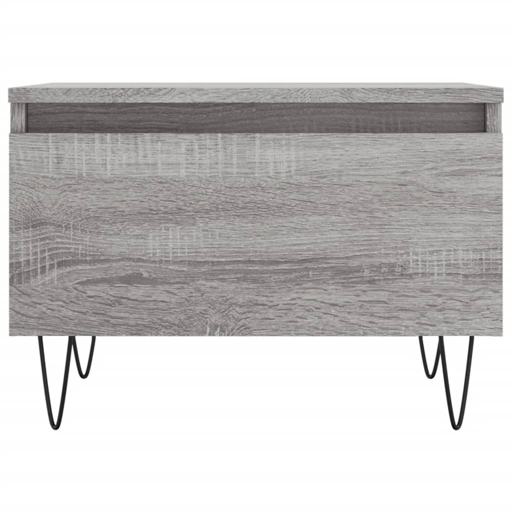 Tables basses 2 pcs sonoma gris 50x46x35 cm bois d'ingénierie - XIOS