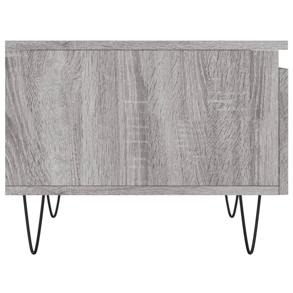 Tables basses 2 pcs sonoma gris 50x46x35 cm bois d'ingénierie - XIOS