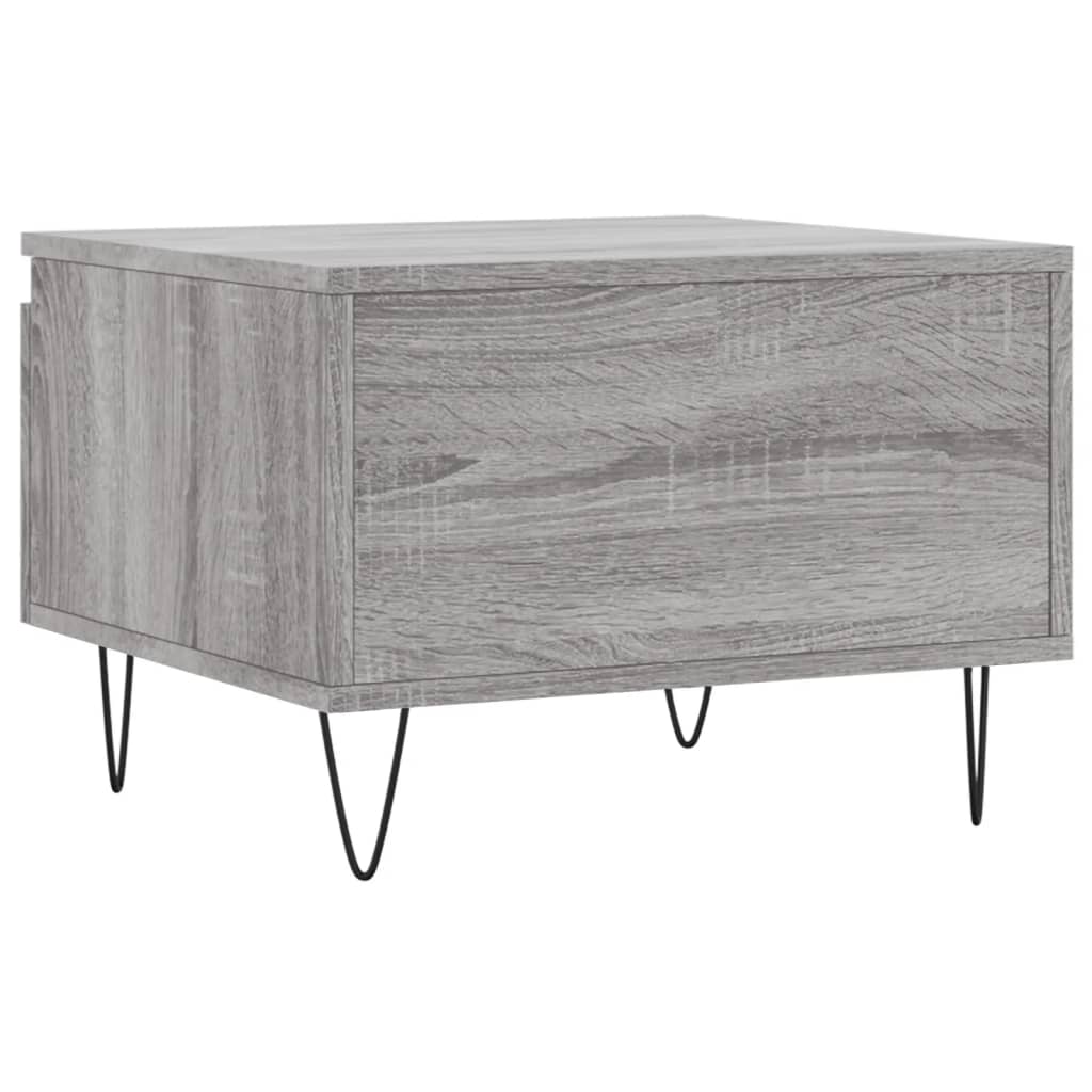 Tables basses 2 pcs sonoma gris 50x46x35 cm bois d'ingénierie - XIOS
