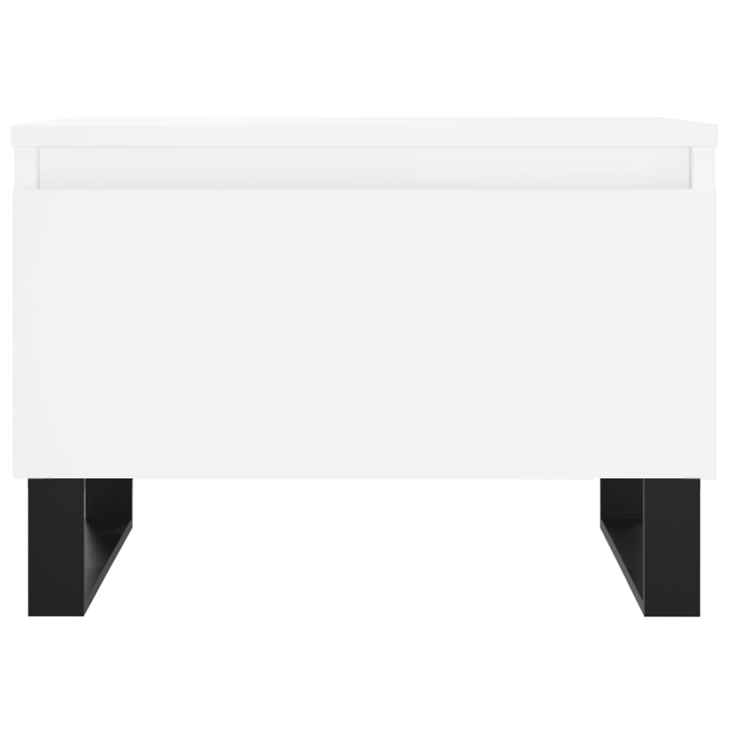 Tables basses 2 pcs blanc 50x46x35 cm bois d'ingénierie - XIOS