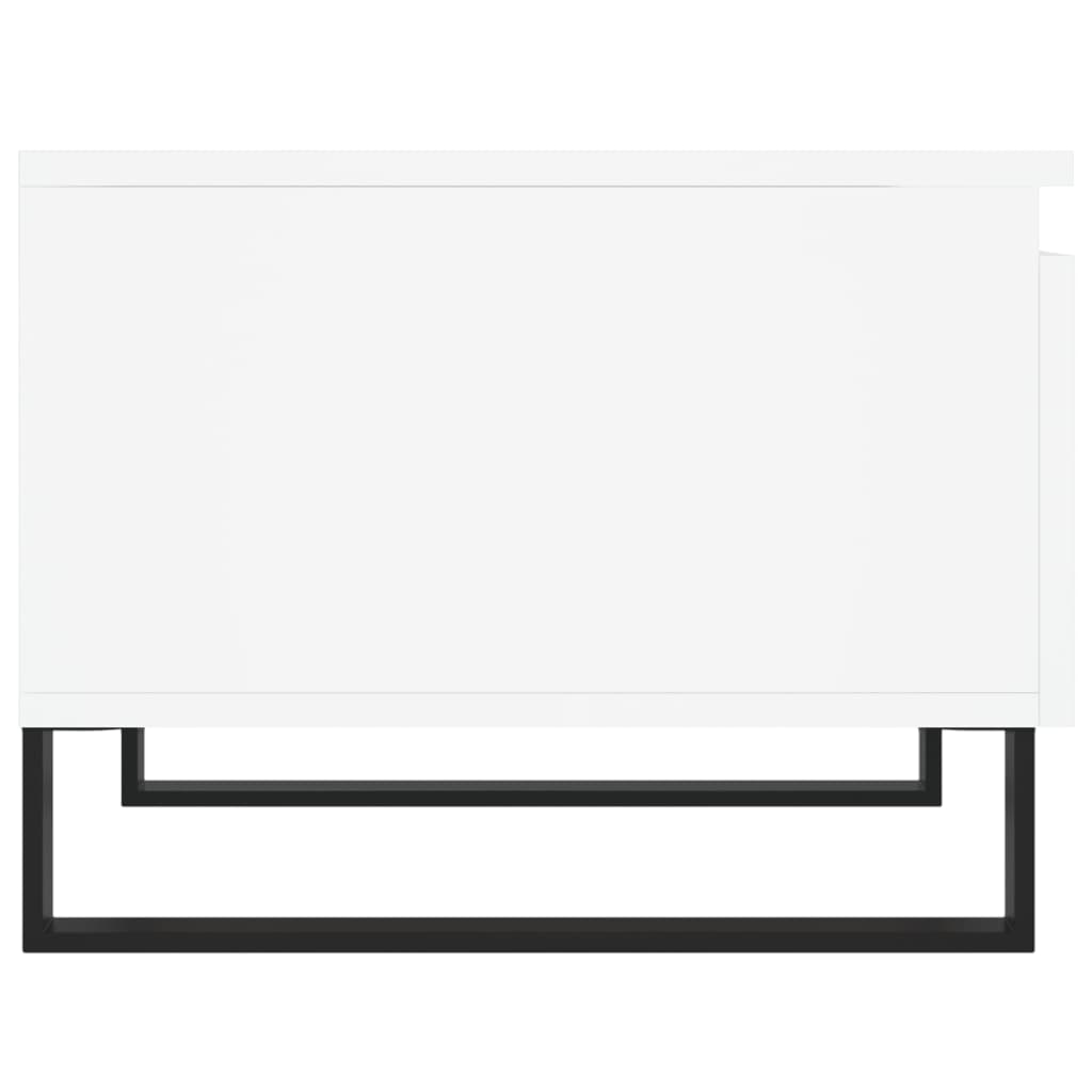 Tables basses 2 pcs blanc 50x46x35 cm bois d'ingénierie - XIOS