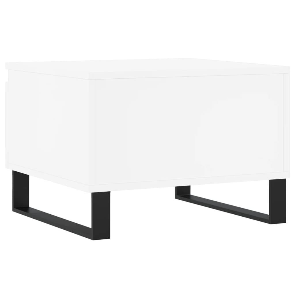 Tables basses 2 pcs blanc 50x46x35 cm bois d'ingénierie - XIOS