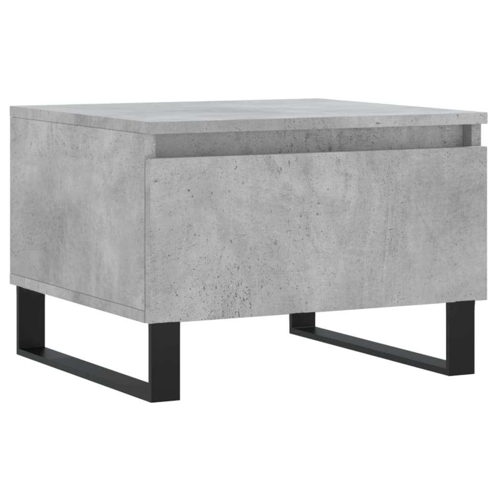 Tables basses 2 pcs gris béton 50x46x35 cm bois d'ingénierie - XIOS