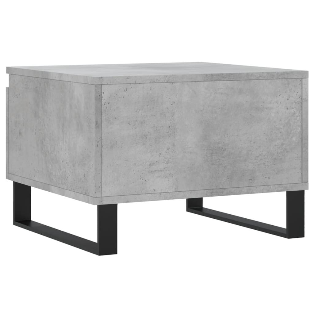 Tables basses 2 pcs gris béton 50x46x35 cm bois d'ingénierie - XIOS