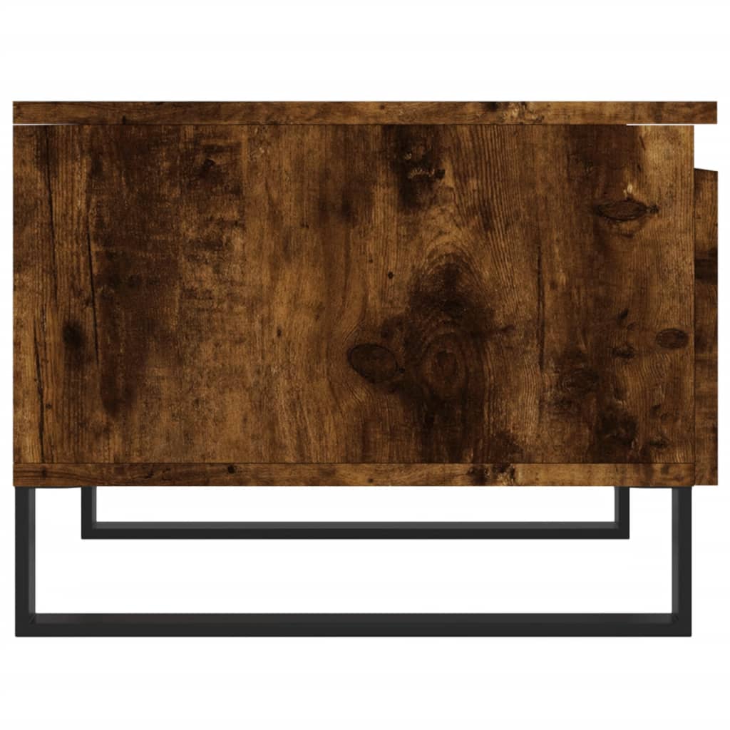 Tables basses 2 pcs chêne fumé 50x46x35 cm bois d'ingénierie - XIOS