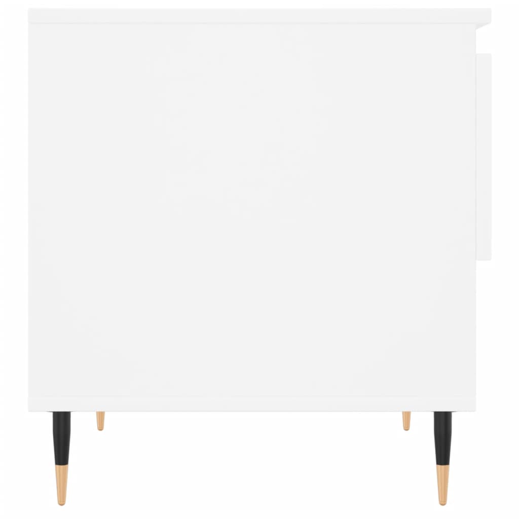 Tables basses 2 pcs blanc 50x46x50 cm bois d'ingénierie - XIOS