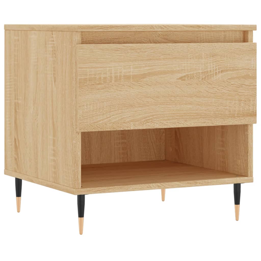 Tables basses 2 pcs chêne sonoma 50x46x50 cm bois d'ingénierie - XIOS