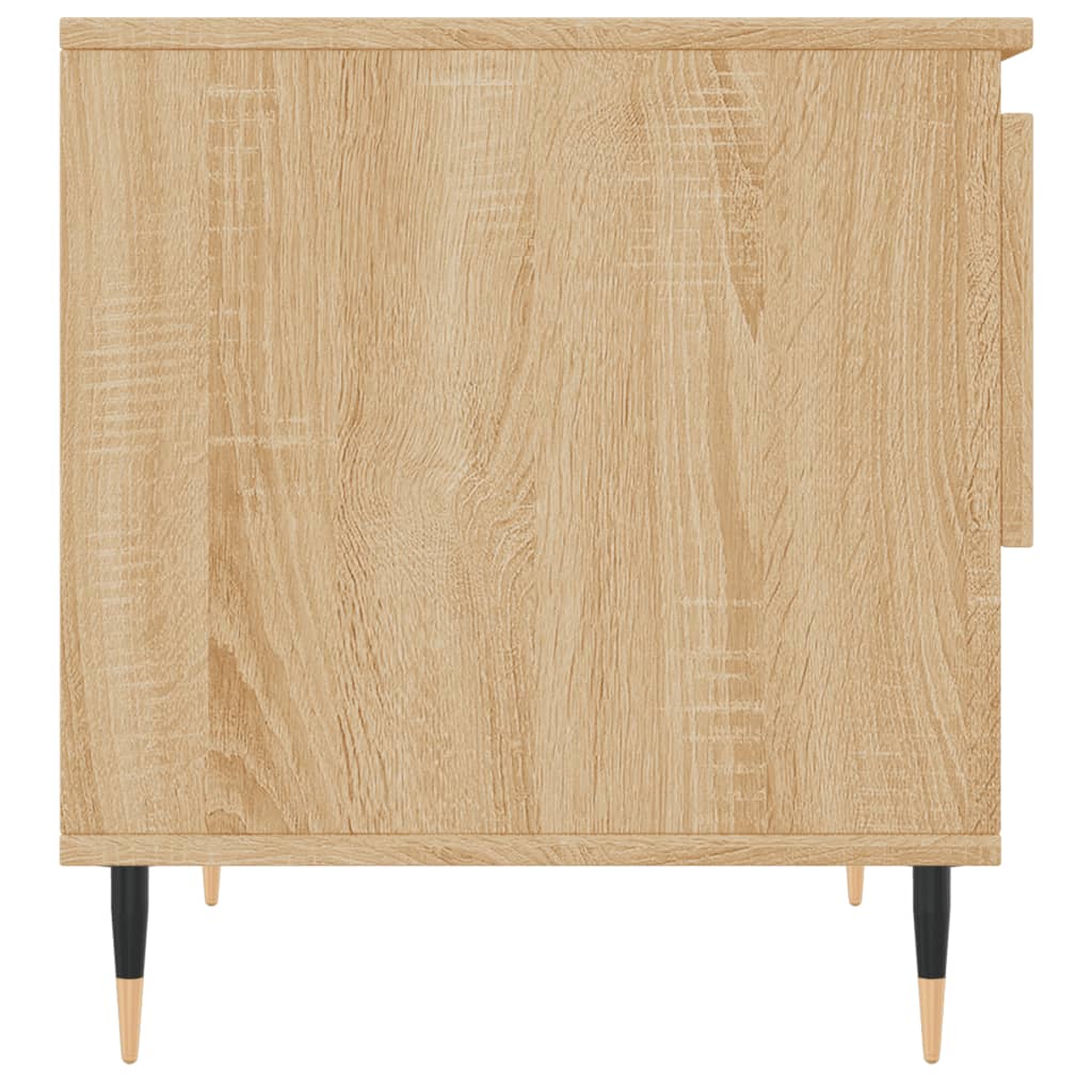 Tables basses 2 pcs chêne sonoma 50x46x50 cm bois d'ingénierie - XIOS