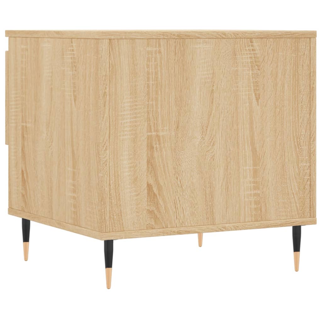 Tables basses 2 pcs chêne sonoma 50x46x50 cm bois d'ingénierie - XIOS