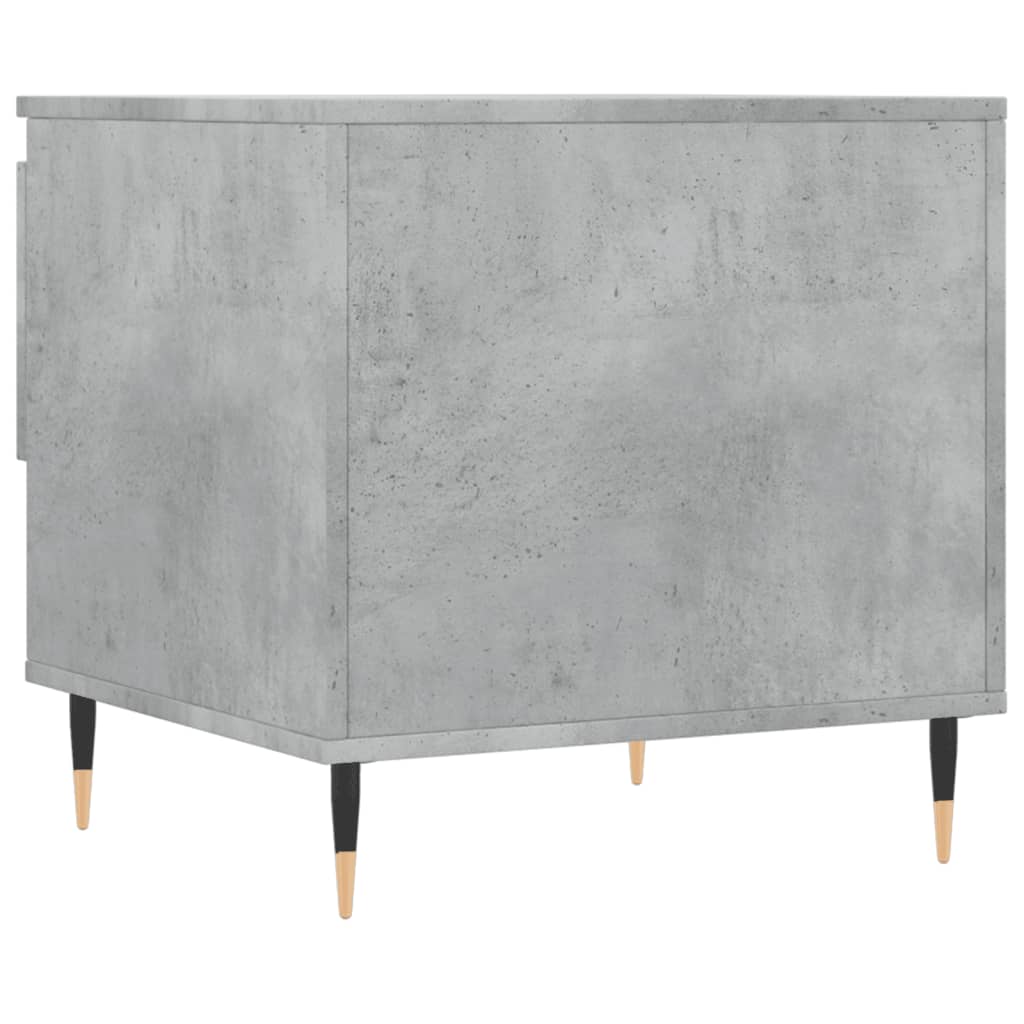 Table basse gris béton 50x46x50 cm bois d'ingénierie - XIOS