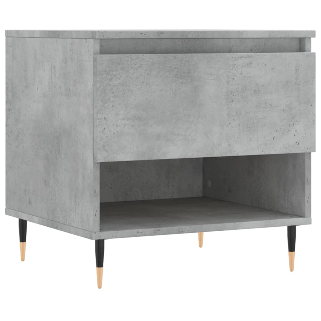 Tables basses 2 pcs gris béton 50x46x50 cm bois d'ingénierie - XIOS