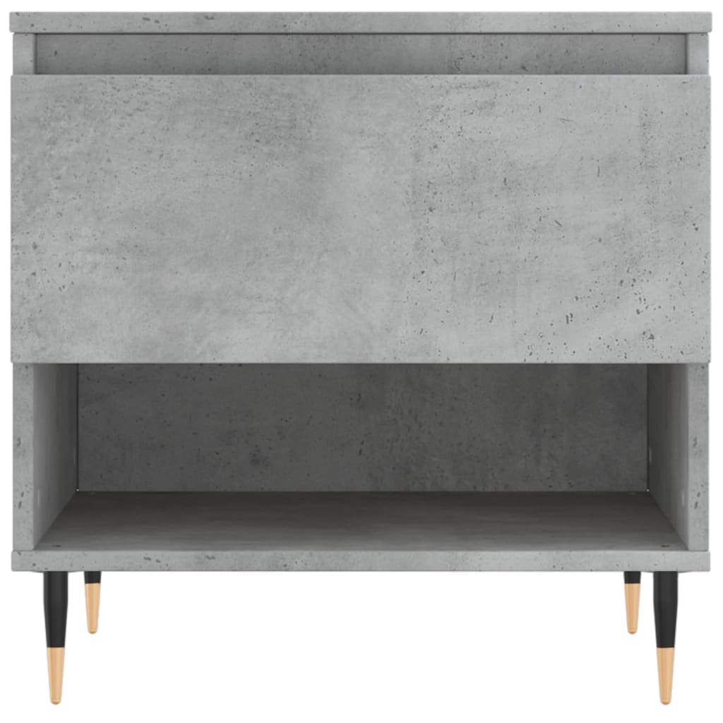 Tables basses 2 pcs gris béton 50x46x50 cm bois d'ingénierie - XIOS