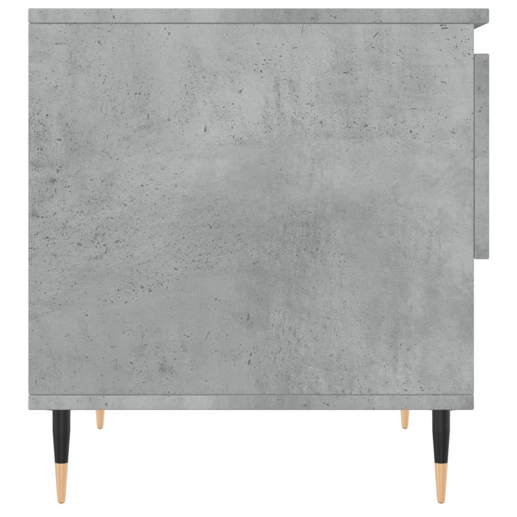 Tables basses 2 pcs gris béton 50x46x50 cm bois d'ingénierie - XIOS