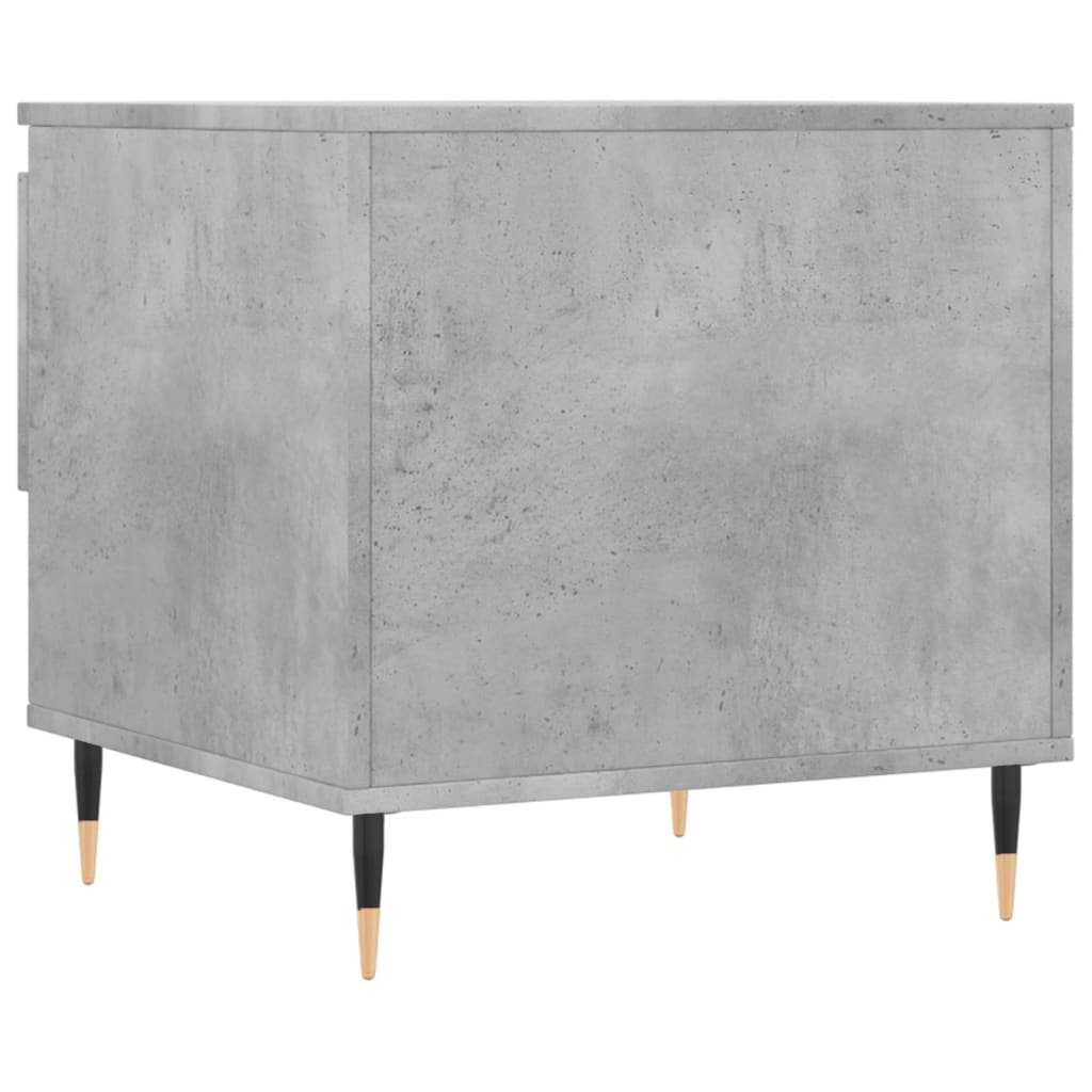 Tables basses 2 pcs gris béton 50x46x50 cm bois d'ingénierie - XIOS