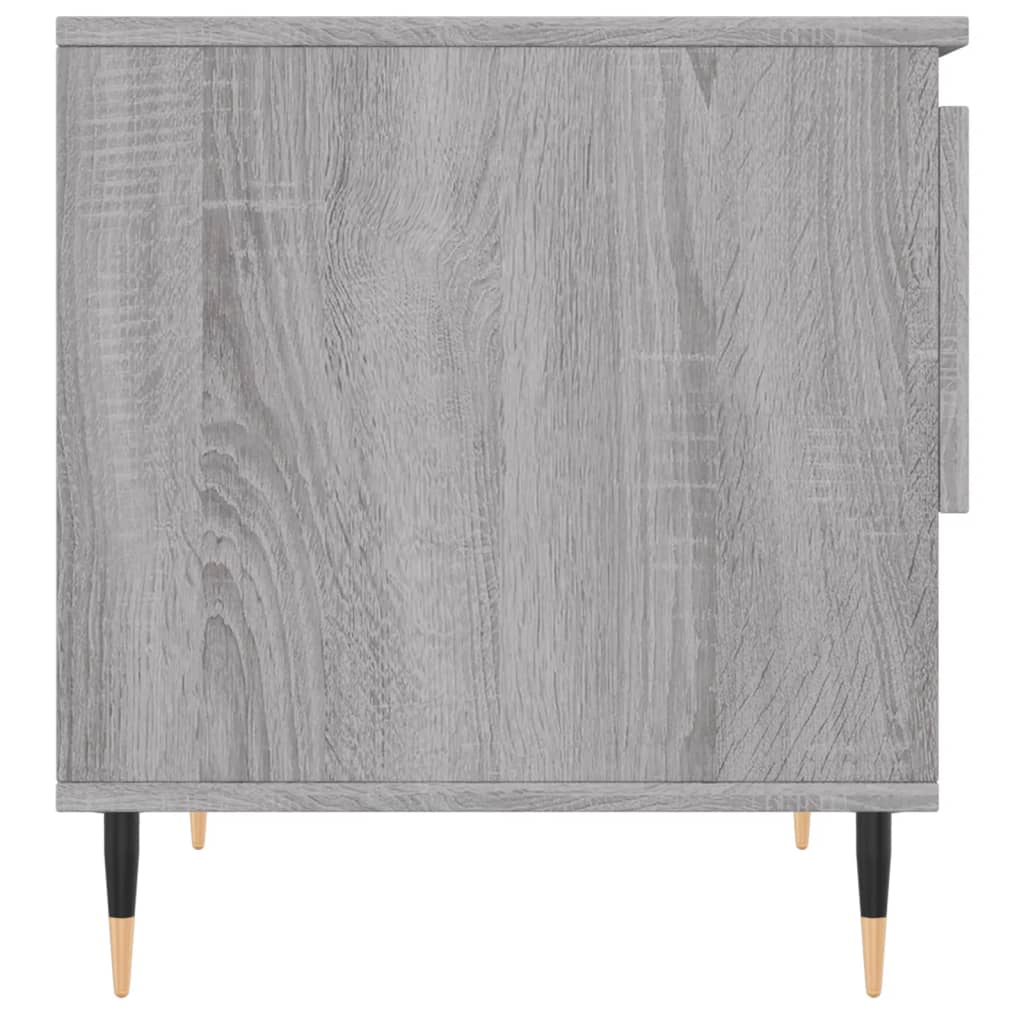 Table basse sonoma gris 50x46x50 cm bois d'ingénierie - XIOS