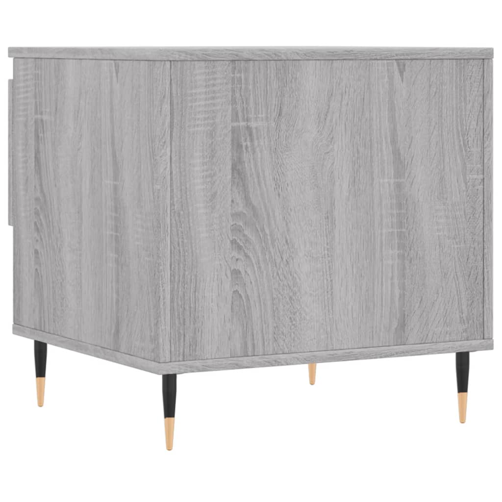 Table basse sonoma gris 50x46x50 cm bois d'ingénierie - XIOS