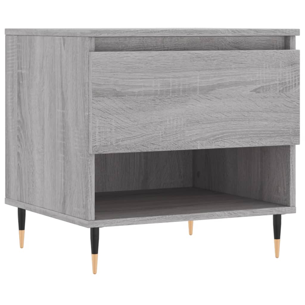 Tables basses 2 pcs sonoma gris 50x46x50 cm bois d'ingénierie - XIOS