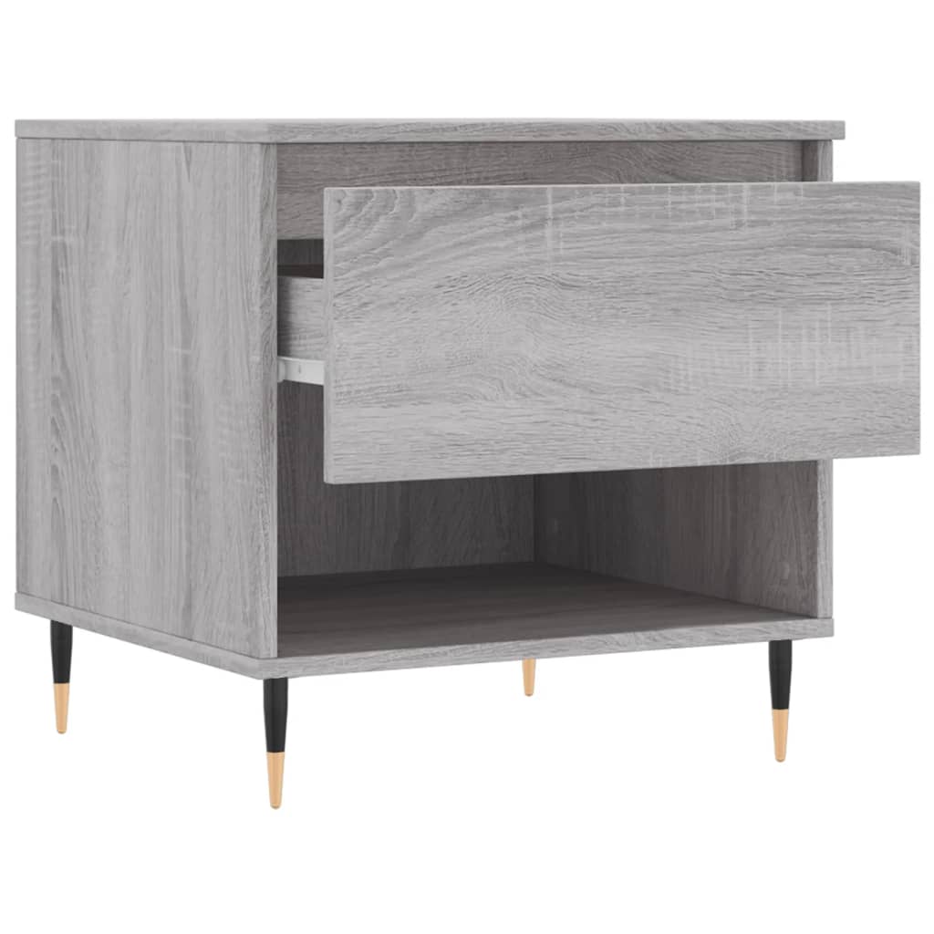Tables basses 2 pcs sonoma gris 50x46x50 cm bois d'ingénierie - XIOS