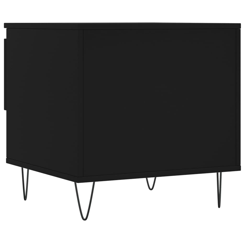Table basse noir 50x46x50 cm bois d’ingénierie - XIOS